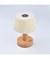 Laddningsbar LED-bordslampa - Tyg, touch-dimbar, CCT, IP20