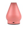 Laddningsbar LED-bordslampa - Rosa, Ø15cm, 22cm hög, touch dimbar, 3-i-1, IP20 inomhus