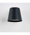 Avero GU10 vägglampa - Svart, IP65, inne/ute, utan ljuskälla