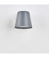 Avero GU10 vägglampa - Grå, IP65, inomhus/utomhus, utan ljuskälla