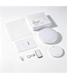 Laddningsbar LED taklampa med sensor - Mikrovågssensor, Ø20cm, 6W, CCT, Vit