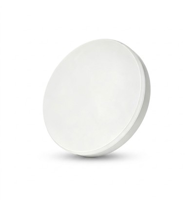 Laddningsbar LED taklampa med sensor - Mikrovågssensor, Ø20cm, 6W, CCT, Vit