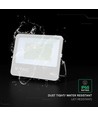 150W LED-strålkastare, Slimline - 135lm/W, CREE-chip, IP65, svart hölje, 6 års garanti