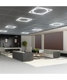 60x60 LED Octagon Borderline-panel, 72W - 6500K, Dual Lifud-driver, flimmerfri