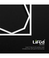 60x60 LED Octagon Borderline-panel, 72W - 6500K, Dual Lifud-driver, flimmerfri