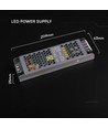 200W / 24V DC strömförsörjning för LED-strips - 8.25A, IP20, Slim design