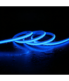 5m 9W/m Blå Slim COB strip - 230V, IP67 vattentät, 296 LED, kan klippas var 10:e cm