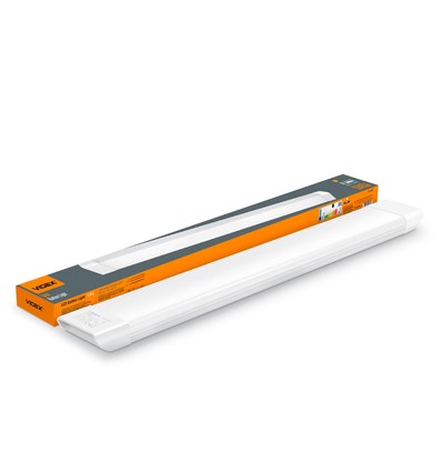 120cm 54W komplett LED-armatur - 5000K, vit, ljusskena