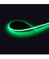 5m 9W/m Grön Slim COB strip - 230V, IP67 vattentät, 296 LED, kan klippas var 10:e cm