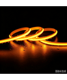5m 9W/m Gul Slim COB strip - 230V, IP67 vattentät, 296 LED, kan klippas var 10:e cm