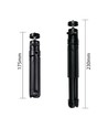 11-17cm Tripod stativ för ljus och foto, justerbar topp