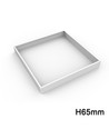 Ram till 60x60 LED panel - Snabb kit, plasthörn, vit kant