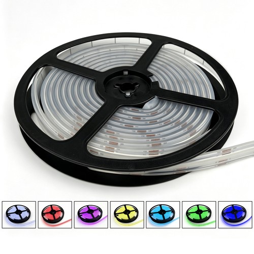 10m 13W/m RGB Dotless COB-LED strip - 24V DC, IP67, 576 LED per meter