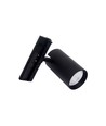 25-30W 3-fas CCT Triac skenspotlight - RA98, justerbar CCT & watt, Svart