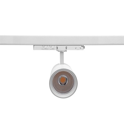 25-30W 3-fas CCT Triac skenspotlight - RA98, justerbar CCT & watt, Vit