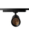 10-14W 3-fas CCT Triac skenspotlight - RA93, justerbar CCT & Watt, svart