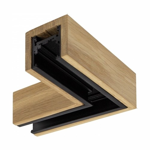 System Shift L-koppling för Wood Slim - Horisontell, svart