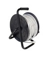 25m rulle 8W/m LED-strip - 120 LED/m, IP65, 4000K, 600lm/m, 8mm bredd