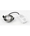 7W Ø8,3cm DimToWarm+CCT downlight dimbar RA96 - Hål: Ø6,8 cm, Borstat stål
