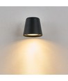 6-pack Avero GU10 Vägglampa Svart - IP65, utan ljuskälla