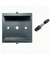 FYRON Bollard trädgårdslampa, Grå - E27, 61 cm, IP54 utomhus, pollare
