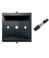 FYRON Bollard trädgårdslampa, svart - E27, 61 cm, IP54 utomhus, pollare