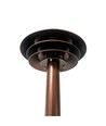 Antikt mässingsfärgad trädgårdslampa - E14, 60 cm, IP54 utomhus, exkl. ljuskälla