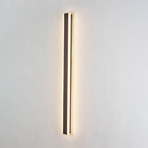 100cm avlång vägglampa - Svart, fyrkantig, inne / ute, IP65, inkl. ljuskälla