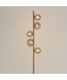 Oliva 5xG9 golvlampa brons - 160cm, rökfärgat glas, utan ljuskälla