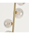 Oliva 5xG9 golvlampa brons/rökfärgad - 160cm, rökfärgat glas, utan ljuskälla