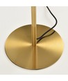 Denia 10xG9 golvlampa mässing/vit - 160cm, vitt frostat glas, utan ljuskälla