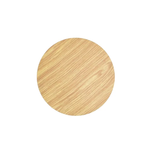 Ø30cm vägglampa - Ljust trä, 6W, 2700K, IP20