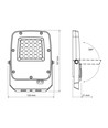 20W CCT LED-strålkastare - IP65, arbetslampa, utomhus