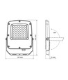 30W LED-strålkastare CCT - IP65, 3-i-1 färgtemperatur, utomhus, arbetslampa