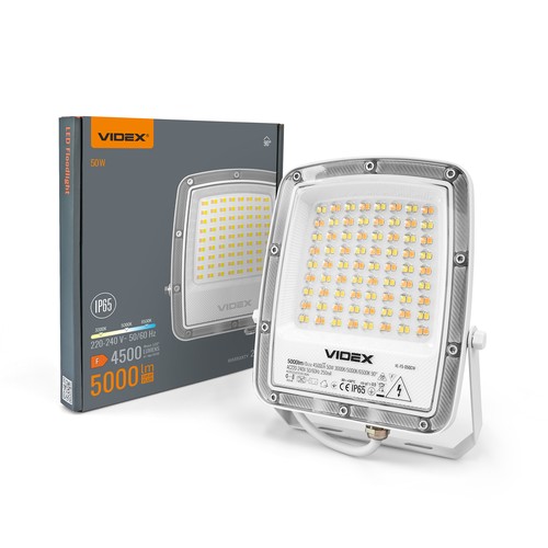 50W LED-strålkastare CCT - IP65, 3 färgtemperaturer, utomhus