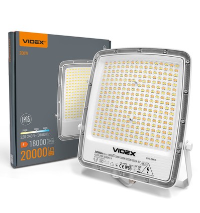 200W LED-strålkastare - CCT, IP65, utomhus, arbetslampa