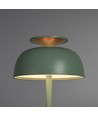 Laddningsbar LED-skrivbordslampa med white noise - Neutralvit + RGB, grön, inkl. ljuskälla