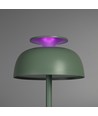 Laddningsbar LED-skrivbordslampa med white noise - Neutralvit + RGB, grön, inkl. ljuskälla