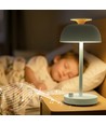 Laddningsbar LED-skrivbordslampa med white noise - Neutralvit + RGB, grön, inkl. ljuskälla