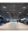 100W/150W/200W PLATEO 4 LED high bay, 155lm/W - IP65, 6500K, 0-10V dimbar, IK09, svart hölje