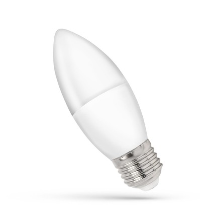 E27 1W LED klotlampa - C37