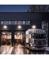 200W LED-strålkastare - IP66, IK08, svart, neutralvit