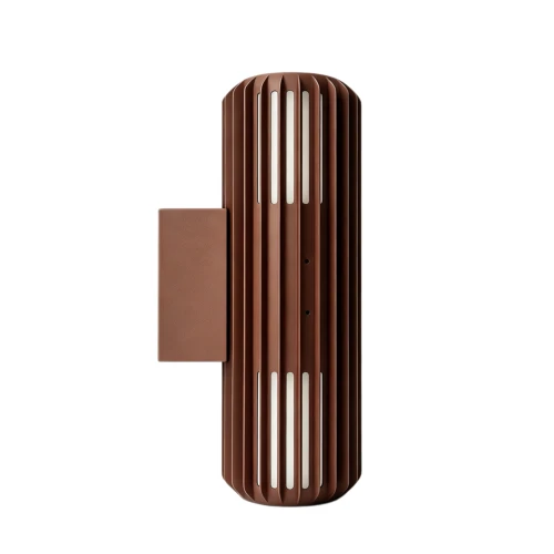FYRON Duo upp/ned vägglampa, Coffee - E27, IP54, utomhus