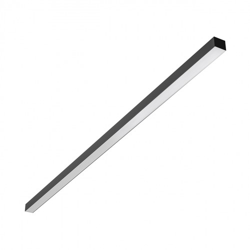 150cm Kontorslampa, 50W, CCT - 3 ljusfärger, UGR19, 5 års garanti, svart