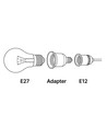 E12 till E27 adapter