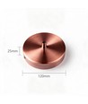 Takkopp i rödkoppar färg - Ø12cm, höjd 2,5cm, 1 hål, takrosé