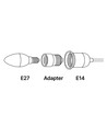 E27 till E14 adapter