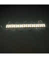 2W Vattentät LED-modul - 12V DC, IP65, perfekt för skyltar och speciallösningar