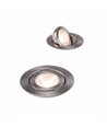 7W RA96 CCT + DimToWarm downlight för isolering - Dimbar, Hål: Ø6,8 cm, Mått: Ø9,3 cm, borstat stål