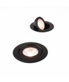 7W RA96 CCT + DimToWarm downlight för isolering - Dimbar, Hål: Ø6,8 cm, Mått: Ø8,3 cm, svart